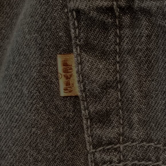 LEVI'S 546 Jeans Men's 42 x 32 Vintage Black Loose Pleated Made in USA - Picture 11 of 13